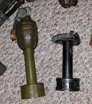 Us Wwii M1 Garand/carbine Hand Grenade Projection Launcher & Smoke Launcher Rare