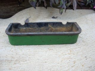 Small Antique Cast Iron Trough Bird Feeder / Garden Planter (982)