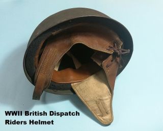 Collectibles Militaria Wwii British Dispatch Riders Helmet