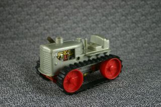 Vintage 1950s Tin Litho Marx Bulldozer Tractor WInd Up Toy 3