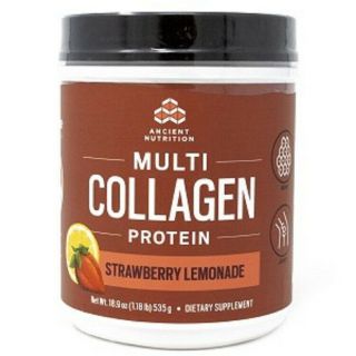 Ancient Nutrition Multi Collagen Protein Powder,  Strawberry Lemonade Flavor