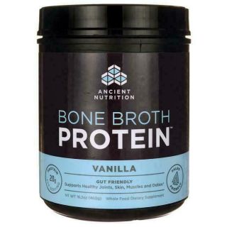 Ancient Nutrition Bone Broth Protein Powder,  Vanilla 20g Protein Per Serving