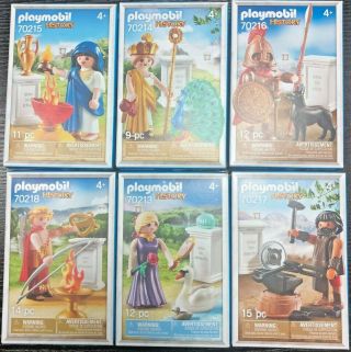 Collectible Playmobil 70213 70214 70215 70216 70217 History Ancient Greek Gods