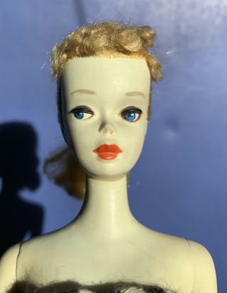 All Blonde Vintage Barbie Ponytail 3 Brown Eyeshadow Top Knot