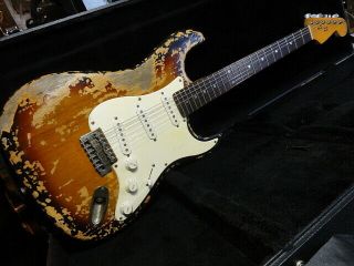 Fender Custom Shop Stratocaster Texas Special Usa Modify Relic Vintage Sunburst