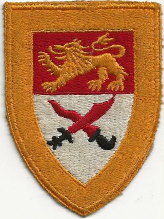 Ex/rare Orig Wwii " 15th Cav Recon Squad " Patch - F/emb White Cotton Thread