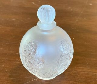 Vintage A Suma By Coty Frosted Glass Perfume Bottle,  France