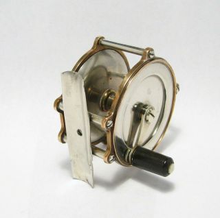 H.  L.  Leonard 1877 Patent Fly Reel Bi - Metal Julius vom Hofe Maker 5