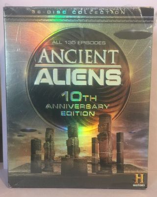 Ancient Aliens Tv Series Complete Season 1 - 10 (dvd,  36 Disc) 10th Anniversary