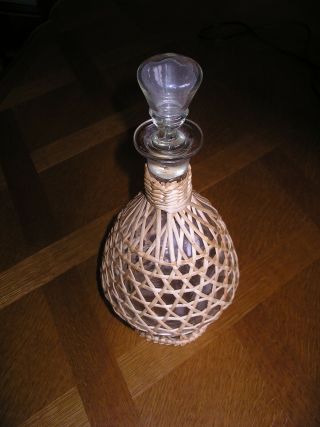 Glass Wicker - Covered Carafe