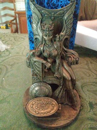 Ancient Celtic Sovereignty Goddess Medb Maeve Queen Of Connacht Figurine Statue
