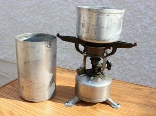 Vintage Wwii 1944 Dated U.  S.  M 1942 Stove By Aladdin Camping Camp Portable