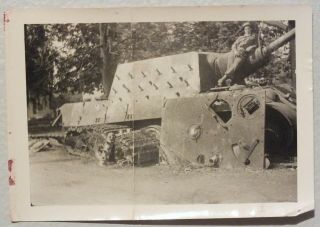 Captured German Jagdtiger photo,  ww2 photo 2
