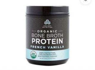 Authentic Organic Ancient Nutrition 18oz Bone Broth Protein Powder Vanilla
