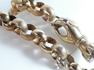 Georgian 15ct Gold Bracelet With Fede Hand Clasp.