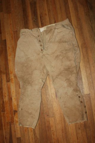 Vintage Wwi Pants Breeches Us Army Rare Rlh R.  L.  Heath