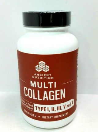 Ancient Nutrition Multi Collagen Dr.  Axe Formula,  90 Capsules Exp 05/21