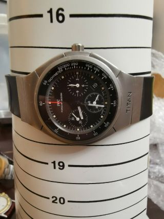 Porsche Design By Iwc Ref 3738 Mecaquartz Titanium Jaeger lecoultre movement 8