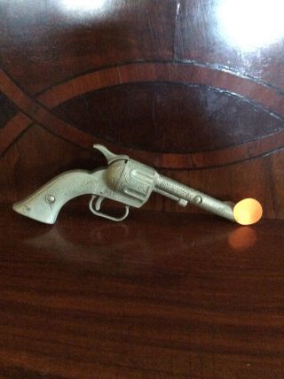 Awesome Vintage Toy Hubley Cap Gun And Holster With Kids Spurs 5