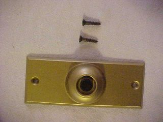 One Nos / Old Stock Edwards No 604 Brass Door Bell Box 1930 