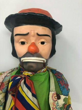 Vintage Emmett Kelly Ventriloquist Dummy Hobo Attic Find Needs Tlc