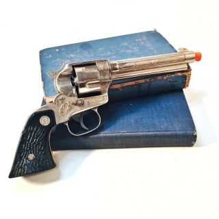 Vintage Nichols Stallion 38 Die Cast Cap Gun - Pasadena,  Texas USA 1950s 5