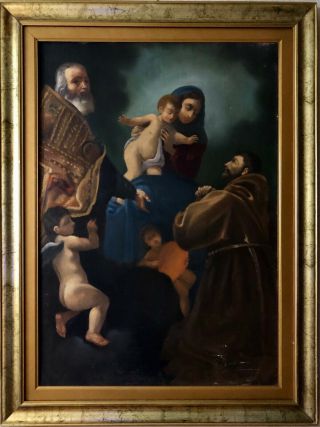 Antique 17th Century Old Master Oil Painting Italian Neapel 1720 - 1740