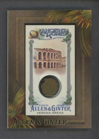 2016 Topps Allen & Ginter Ancient Rome Verona Arena Relic