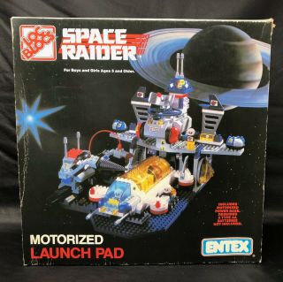 Vintage Entex Space Raider Mobile Defense Base Loc Blocs 1984