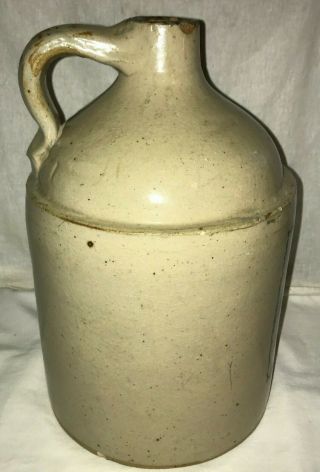 ANTIQUE DEEP WATER ROUTE WHISKEY GULFPORT MISSISSIPPI MS STONEWARE JUG LIQUOR 7