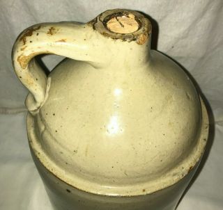 ANTIQUE DEEP WATER ROUTE WHISKEY GULFPORT MISSISSIPPI MS STONEWARE JUG LIQUOR 8