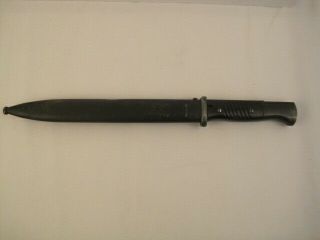 German Ww2 Elite Diamant 1940 K98 Mauser Bayonet W/ Sheath Bakelite Handle