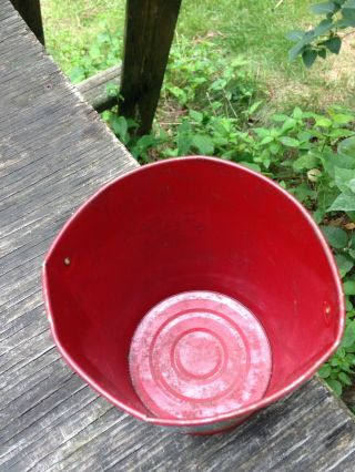 vintage ohio art tin metal toy sand beach pail collectible water play bucket 8
