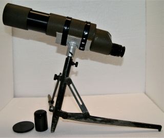 Wwii Bausch & Lomb M48 Spotting Sniper Observation Scope W Rare Tripod