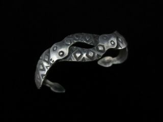 Vintage Navajo Bracelet - Entwined Rattlesnakes