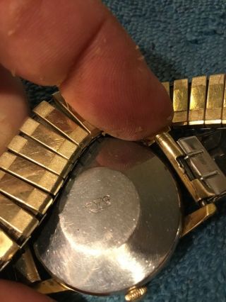 Vintage Antique Zodiac Automatic Triple Moonphase Watch Gold Speidel 4