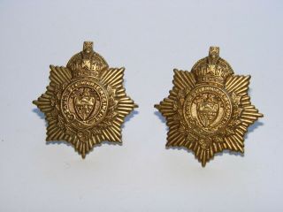 Canada Pre WW2 Collar Badges The Sault Ste.  Marie Regiment 1923 - 1934 3