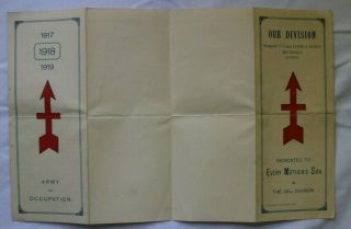 WWI 32ND RED ARROW DIVISION DEDICATED TO EVERY MOTHERS SON BROCHURE LOUIS KURTZ 3