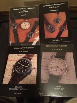 " German Military Timepieces Of Ww2 Volumes 1 Thru 4 All For One Money