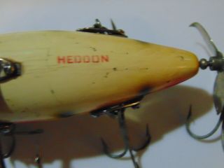 Heddon 6 Hook Vintage Fishing Lure - Strawberry Color 6