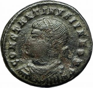 Constantine Ii Jr.  Constantine The Great Son Ancient Roman Coin Camp Gate I76668