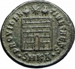 CONSTANTINE II Jr.  Constantine the Great son Ancient Roman Coin CAMP GATE i76668 2