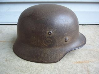 Wwii German Army Steel Helmet Shell M2 Sec6