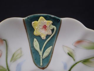 Vintage Merit Tea Cup Saucer Set Made in Occupied Japan Green 6