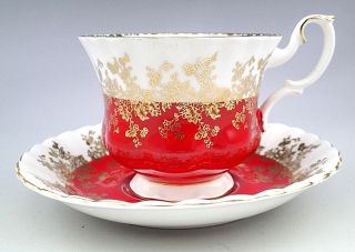 Vintage Royal Albert England 4396 Tea Cup and Saucer 2
