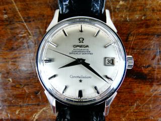 Omega Constellation Automatic Chronometer Mens Watch Vintage 1960s In Case