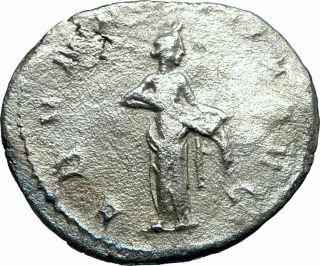 Trajan Decius 250ad Rome Authentic Silver Ancient Roman Coin Abundantia I78603