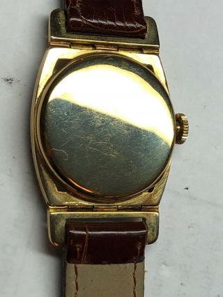Rare Vintage Hamilton Piping Rock 14k Gold Wristwatch c.  1930s 7