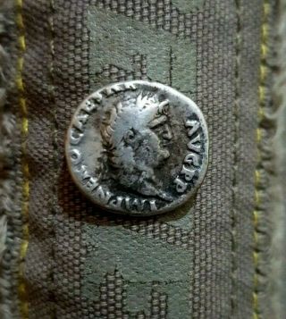 Rome Ancient Silver Denarius Nero Ad 54 - 68 Ad