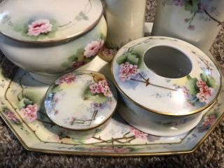 Antique Hand Painted Porcelain Set,  Circa 1900,  By My Great Great Aunt 2